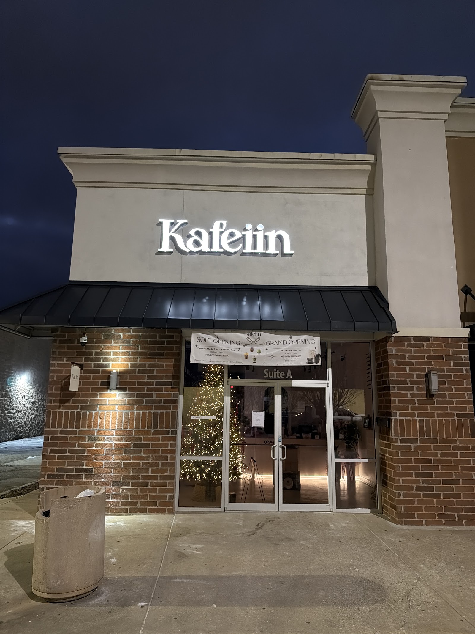 Lowkey Spots visual for Kafeiin, a Coffee and matcha shop in Duluth, metro Atlanta.