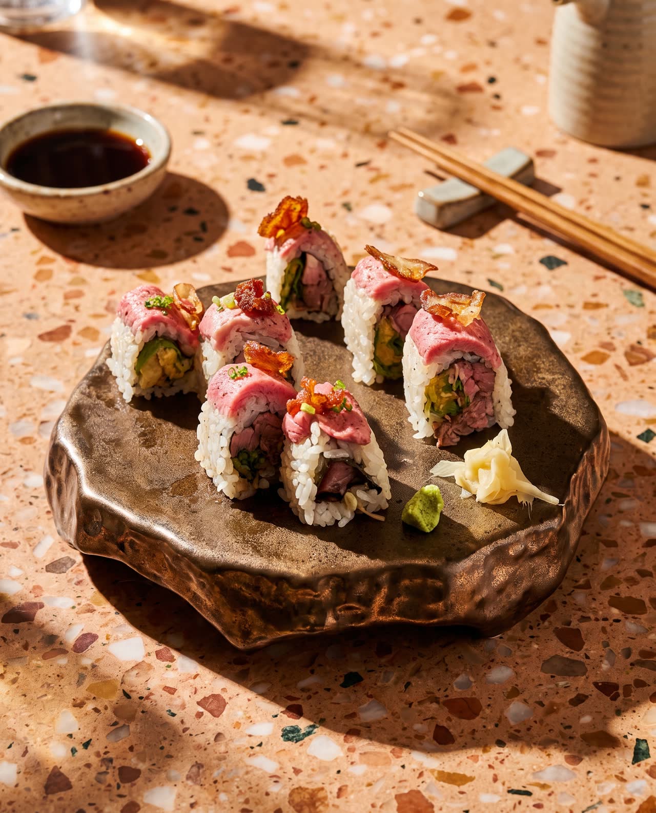 Lowkey Spots visual for Brush Sushi, a Dinner in 3009 Peachtree Rd NE #140, Atlanta, GA 30305, USA.