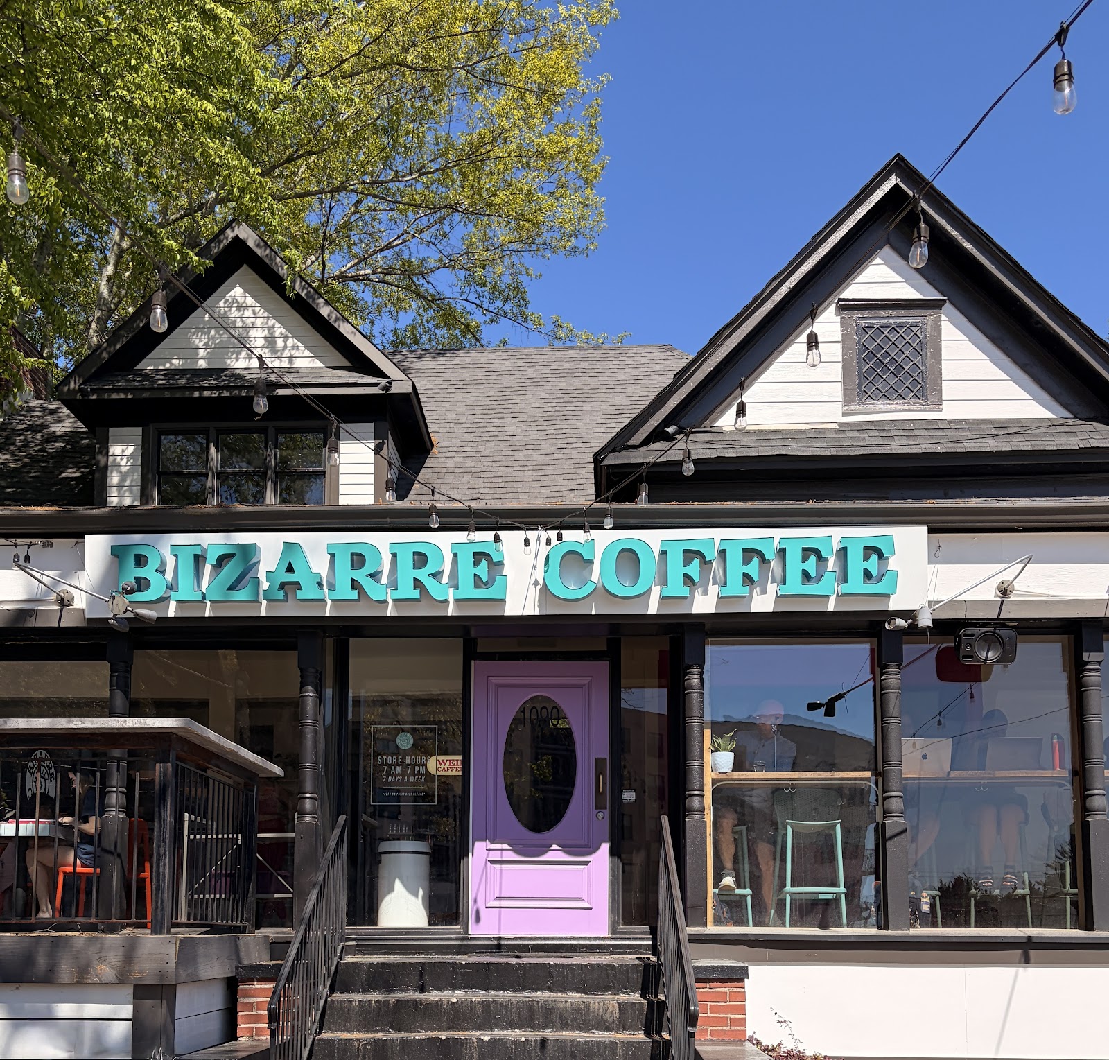Lowkey Spots visual for Bizarre Coffee, a Coffee shop in Metro Atlanta; Canton / Woodstock / Roswell, not Atlanta proper.