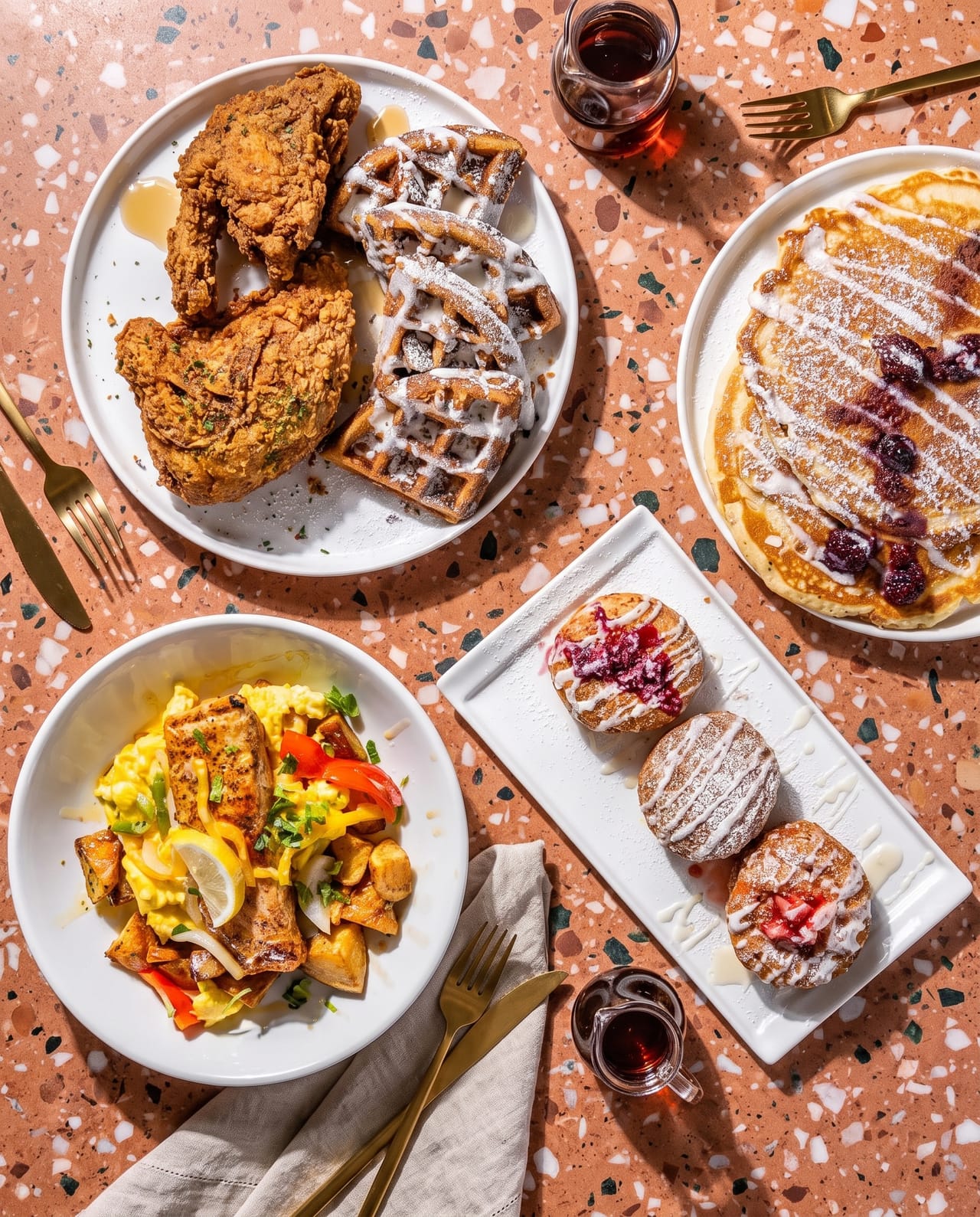 Lowkey Spots visual for Party of 5, a Brunch in 1644 Virginia Ave Suite B, Atlanta, GA 30337, USA.